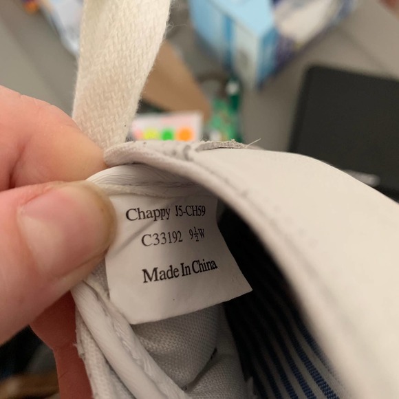 3/$20 TOMMY HILFIGER toddler kids white logo Chappy sneakers SZ 9.5 - Picture 6 of 7